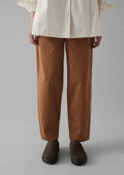 Women TOAST Workwear|Trousers*Darted Cotton Twill Trousers
