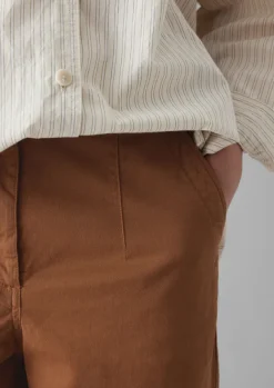 Women TOAST Workwear|Trousers*Darted Cotton Twill Trousers