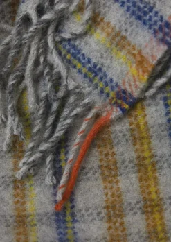 TOAST Textiles|Blankets & Throws*Dashed Check Wool Blanket