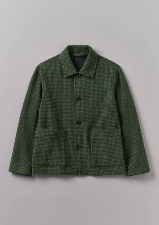 TOAST Coats & Jackets*Dogtooth Wool Chore Jacket