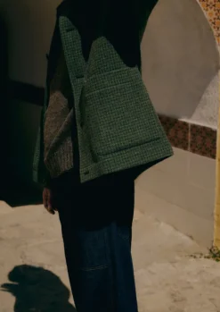 TOAST Coats & Jackets*Dogtooth Wool Chore Jacket