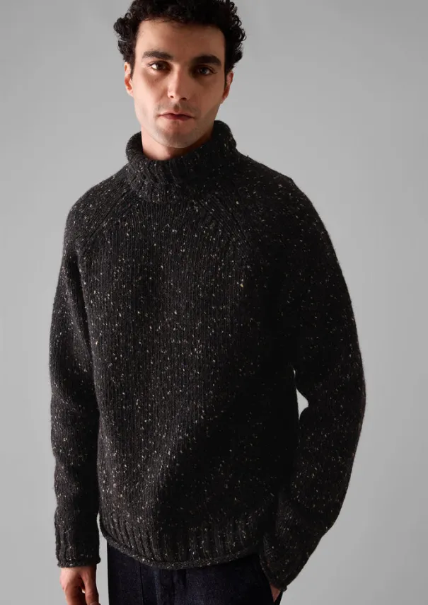 TOAST Knitwear*Donegal Roll Neck Sweater