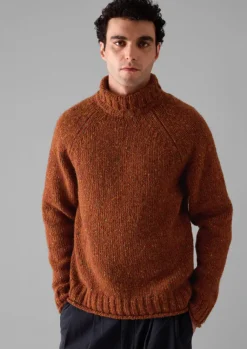 TOAST Knitwear*Donegal Roll Neck Sweater