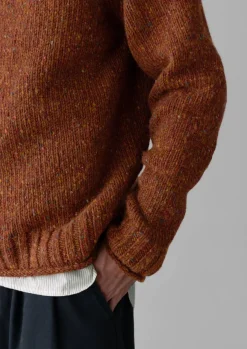 TOAST Knitwear*Donegal Roll Neck Sweater