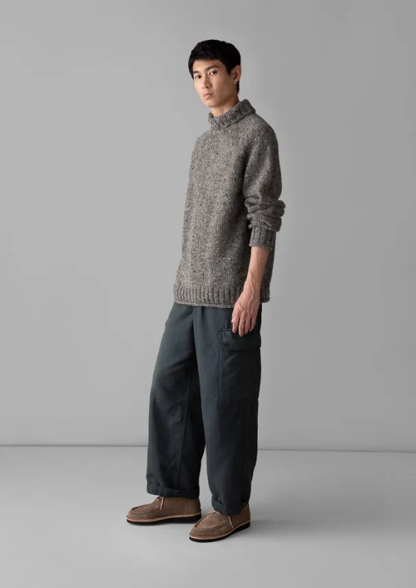 TOAST Knitwear*Donegal Roll Neck Sweater