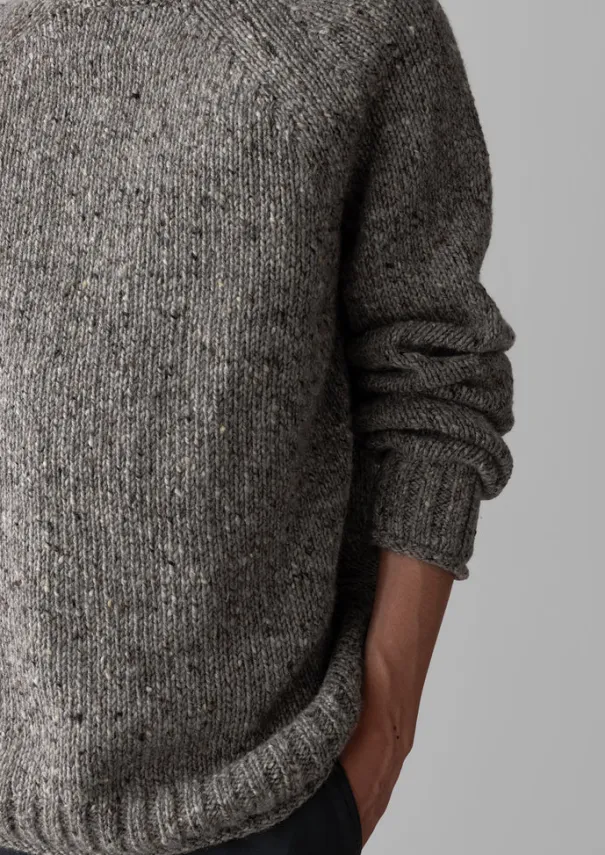 TOAST Knitwear*Donegal Roll Neck Sweater