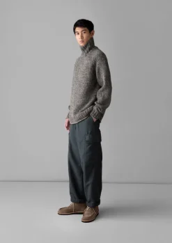 TOAST Knitwear*Donegal Roll Neck Sweater