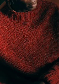 TOAST Knitwear*Donegal Wool High Neck Easy Sweater