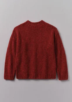 TOAST Knitwear*Donegal Wool High Neck Easy Sweater