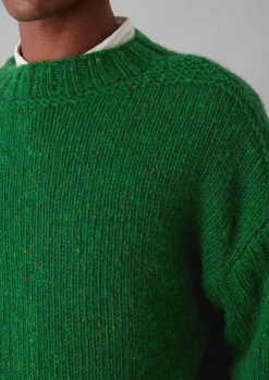 TOAST Knitwear*Donegal Wool High Neck Easy Sweater