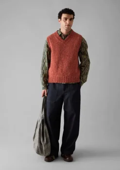 TOAST Knitwear*Donegal Wool Knitted Tank