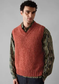 TOAST Knitwear*Donegal Wool Knitted Tank