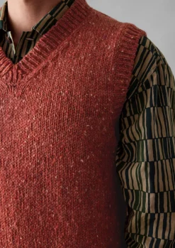 TOAST Knitwear*Donegal Wool Knitted Tank