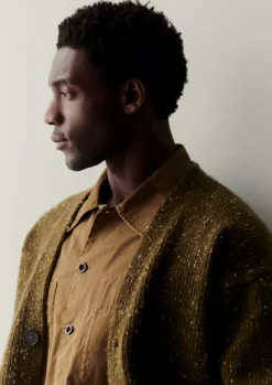 TOAST Knitwear*Donegal Wool V-Neck Cardigan