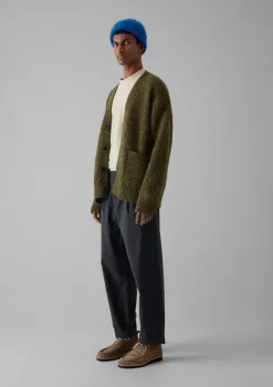 TOAST Knitwear*Donegal Wool V-Neck Cardigan