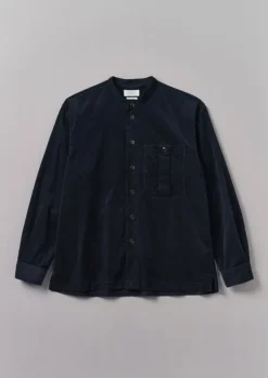 TOAST Cord|Shirts*Dropped Shoulder Organic Cord Grandad Shirt