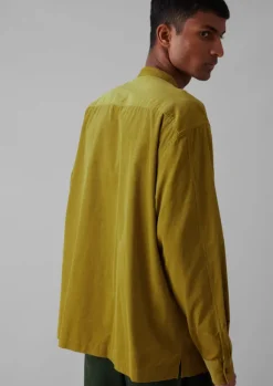 TOAST Cord|Shirts*Dropped Shoulder Organic Cord Grandad Shirt