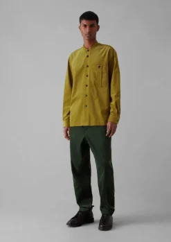 TOAST Cord|Shirts*Dropped Shoulder Organic Cord Grandad Shirt