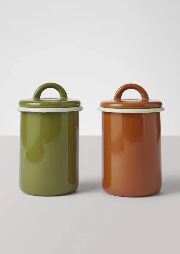 TOAST Kitchen*Enamel Storage Jar