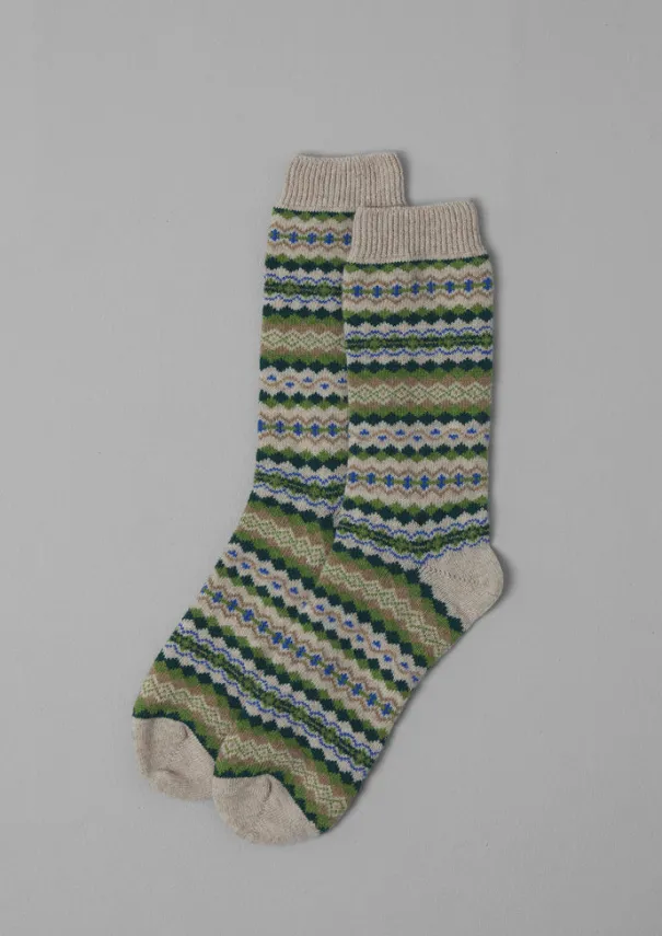 TOAST Socks*Fair Isle Socks