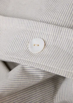 TOAST Textiles|Bed Linen*Fine Stripe Organic Cotton Duvet Cover