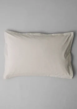 TOAST Textiles|Bed Linen*Fine Stripe Organic Cotton Oxford Pillowcase Set