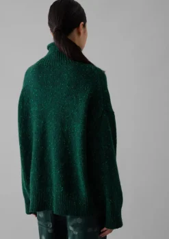 Women TOAST Cashmere|Knitwear*Flecky Wool Cashmere High Neck Sweater