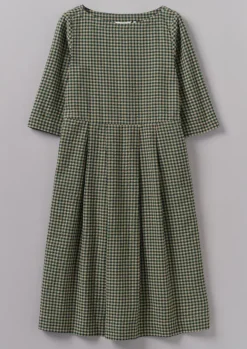 Women TOAST Dresses*Franca Cotton Gingham Seersucker Dress