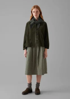 Women TOAST Dresses*Franca Cotton Gingham Seersucker Dress