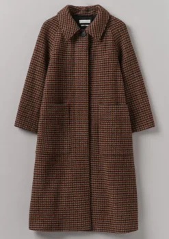 Women TOAST Coats & Jackets*Frankie Wool Houndstooth Raglan Coat