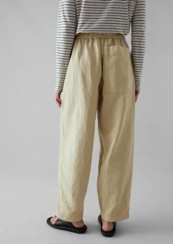 Women TOAST Linen|Trousers*Garment Dyed Cotton Linen Canvas Trousers