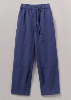 Women TOAST Linen|Trousers*Garment Dyed Cotton Linen Canvas Trousers
