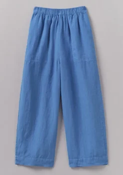 Women TOAST Linen|Loungewear*Garment Dyed Linen Barrel Leg Trousers