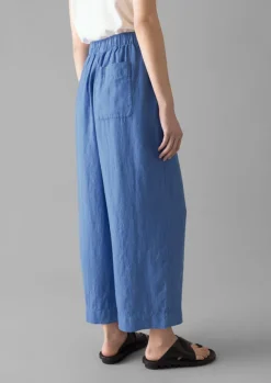 Women TOAST Linen|Loungewear*Garment Dyed Linen Barrel Leg Trousers