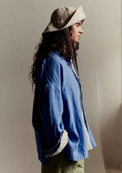 Women TOAST Linen|Loungewear*Garment Dyed Linen Oversized Shirt