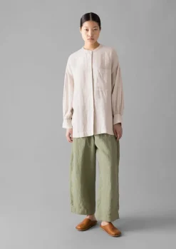 Women TOAST Linen|Loungewear*Garment Dyed Linen Oversized Shirt