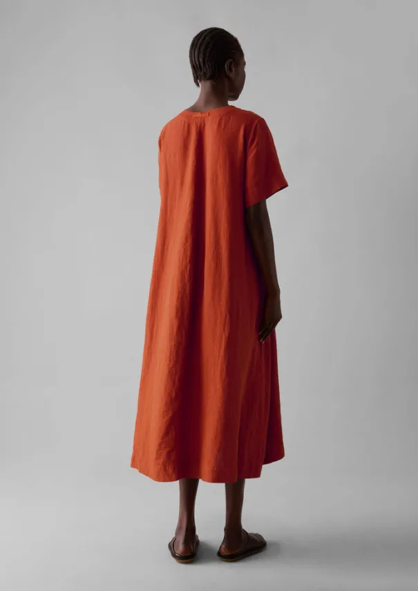 Women TOAST Linen|Loungewear*Garment Dyed Linen V-Neck Dress