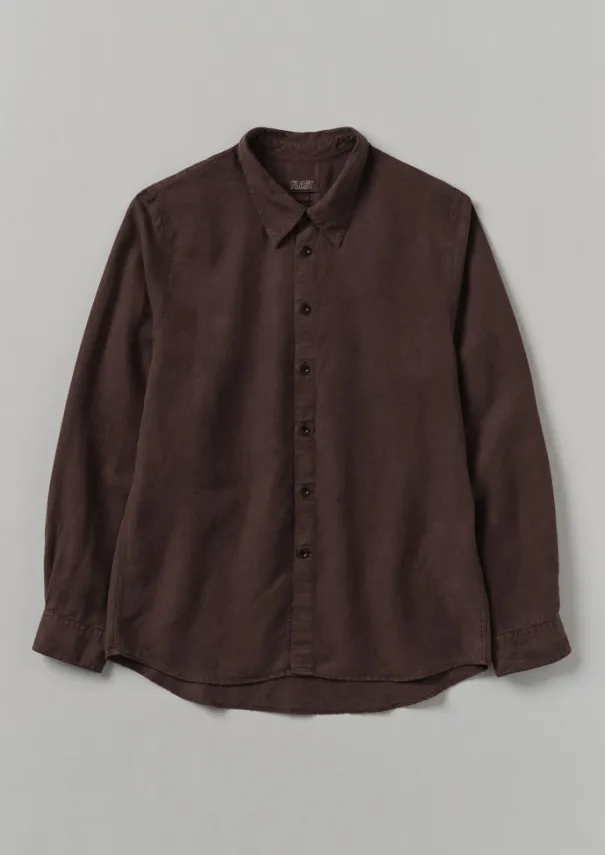 TOAST Shirts*Garment Dyed Point Collar Shirt