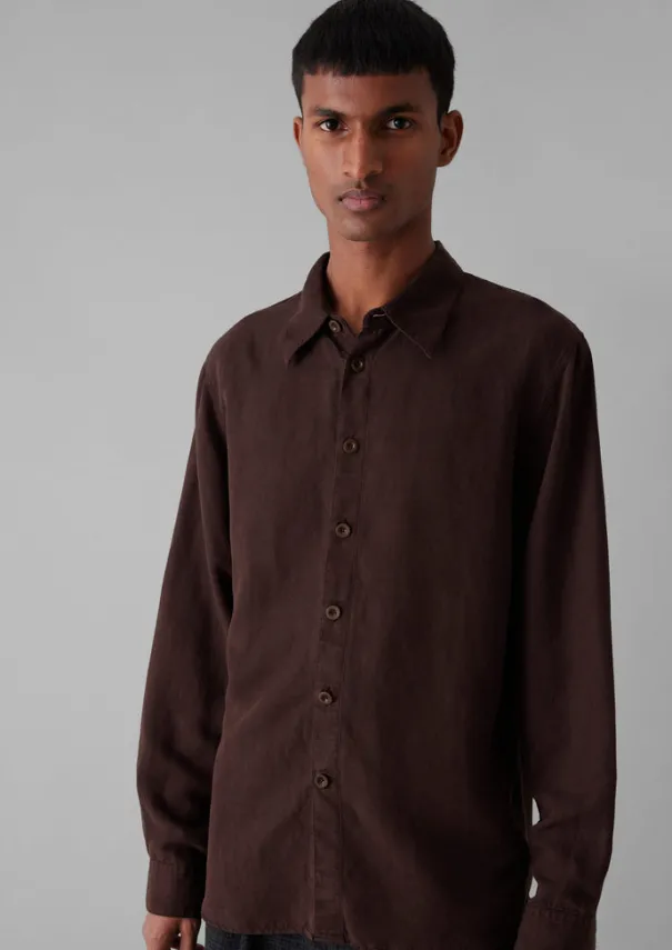 TOAST Shirts*Garment Dyed Point Collar Shirt