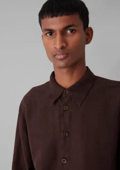 TOAST Shirts*Garment Dyed Point Collar Shirt