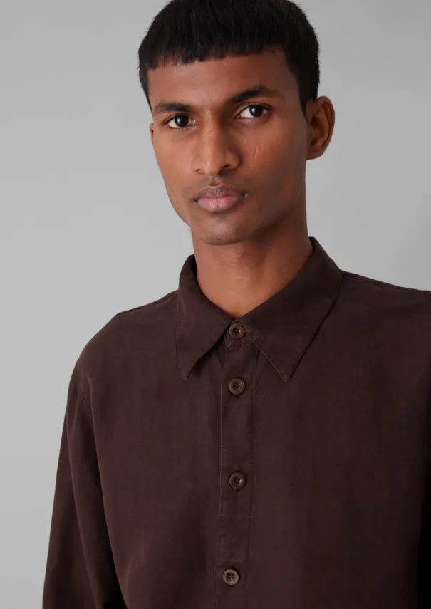 TOAST Shirts*Garment Dyed Point Collar Shirt