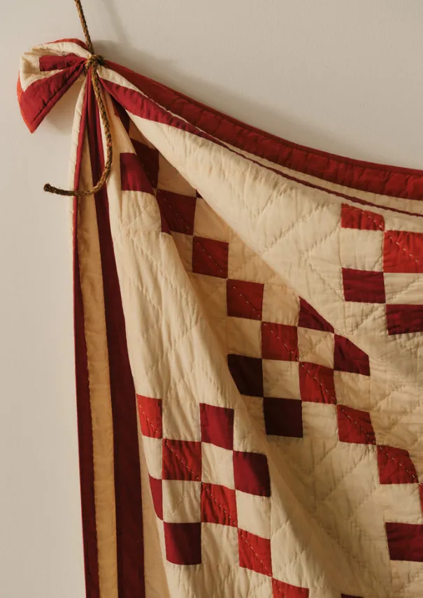 TOAST Textiles|Blankets & Throws*Geo Block Patchwork Cotton Quilt