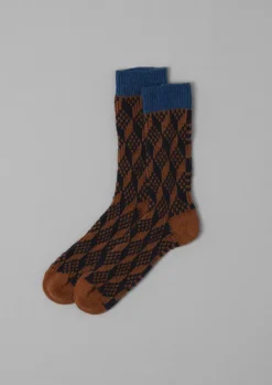 Women TOAST Socks & Tights*Geo Pattern Socks