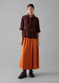 Women TOAST Shirts|Tops & Tees*Gia Hand Bandhini Silk Shirt