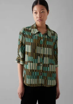Women TOAST Shirts|Tops & Tees*Gia Irregular Check Print Shirt
