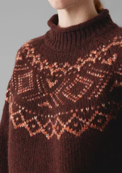 Women TOAST Knitwear*Graphic Yoke Sweater