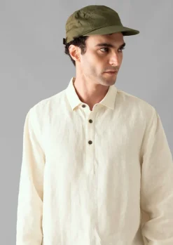 TOAST Linen|Shirts*Half Placket Linen Shirt