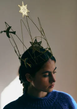 TOAST Christmas Decorations*Hammered Metal Dove Decoration