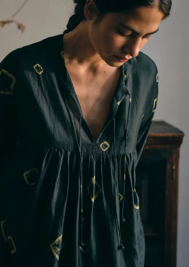 Women TOAST Dresses*Hand Bandhini Silk Dress