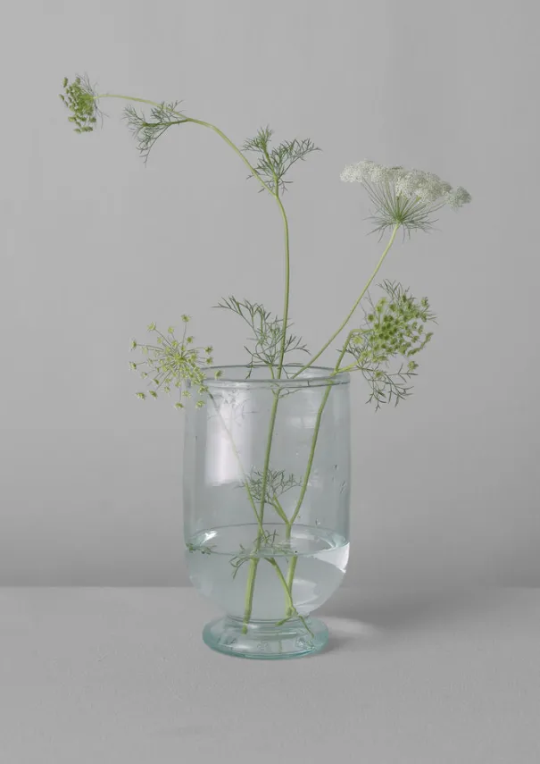 TOAST Glass|Decorative Pieces*Hand Blown Footed Vase